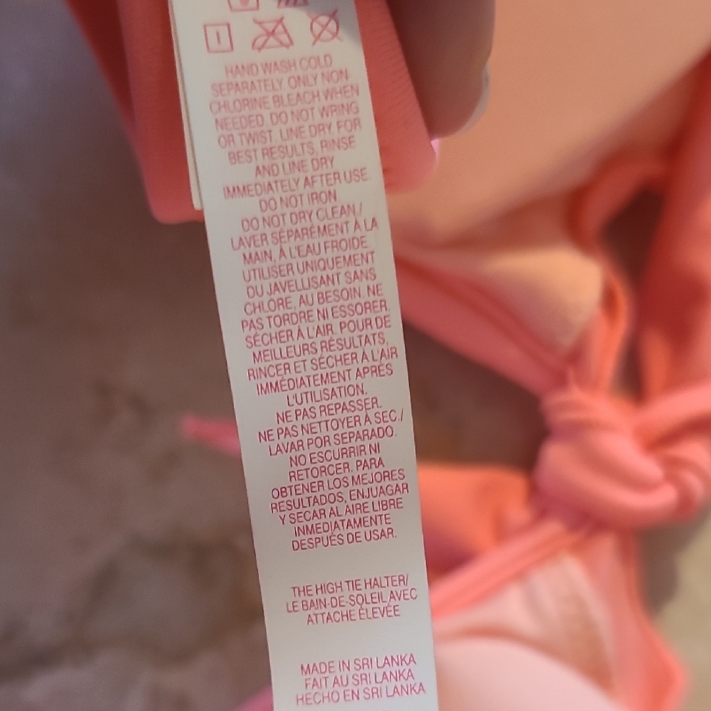 Victoria's Secret Coral Bikini Top - Picture 4 of 4